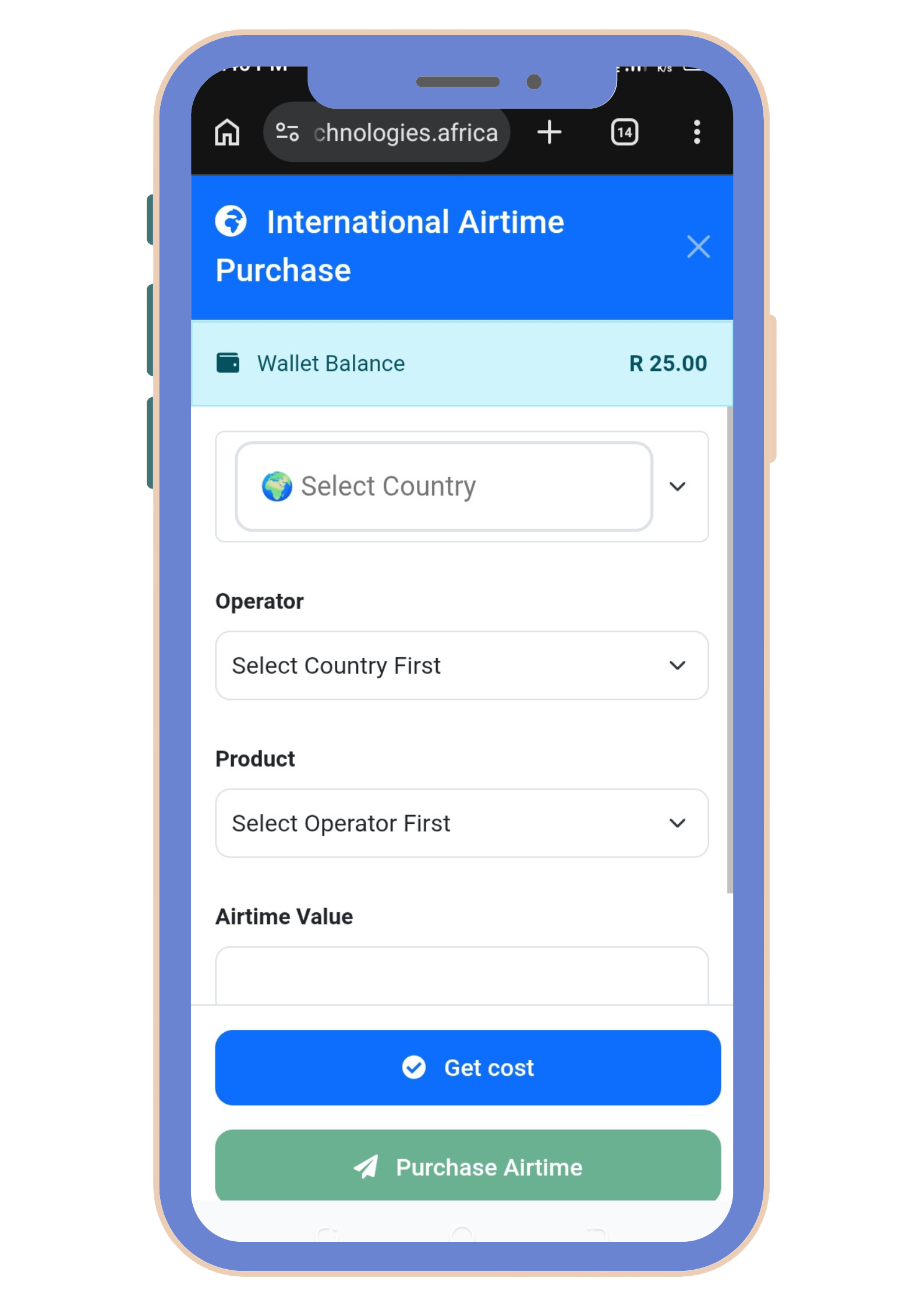 Main App Screen