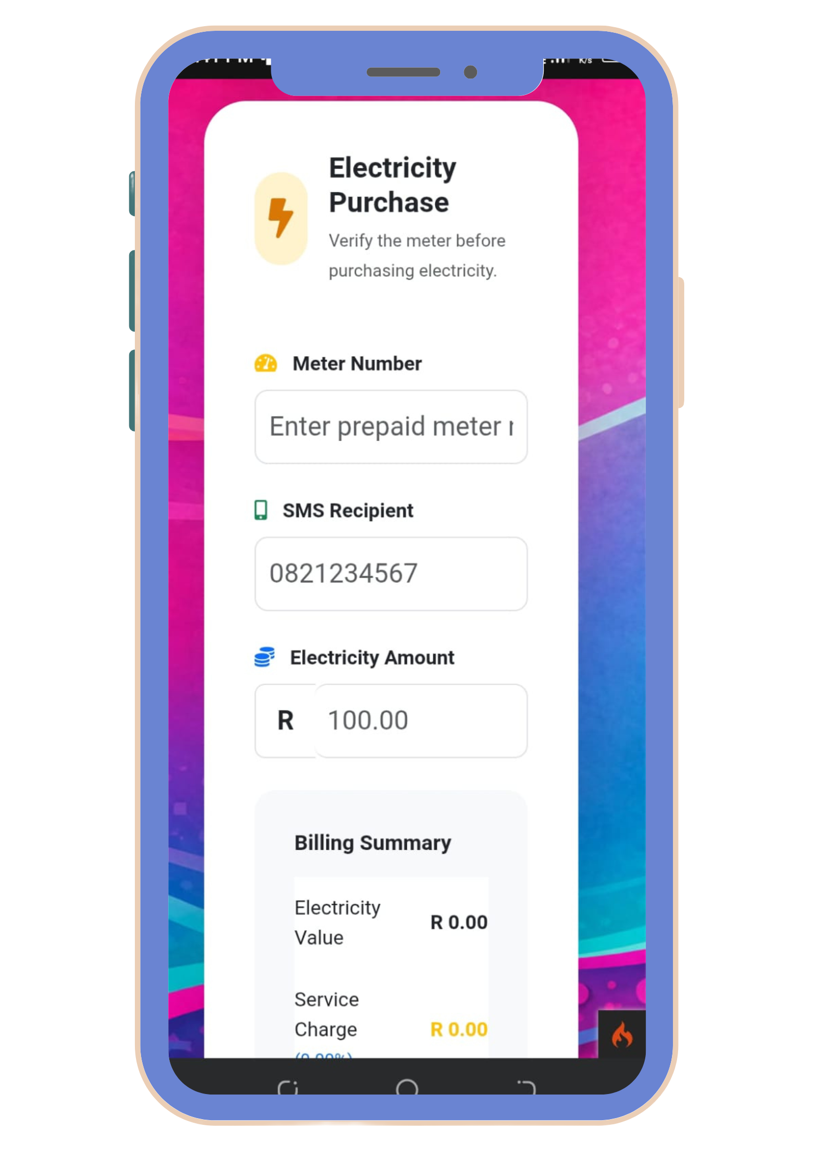 Main App Screen